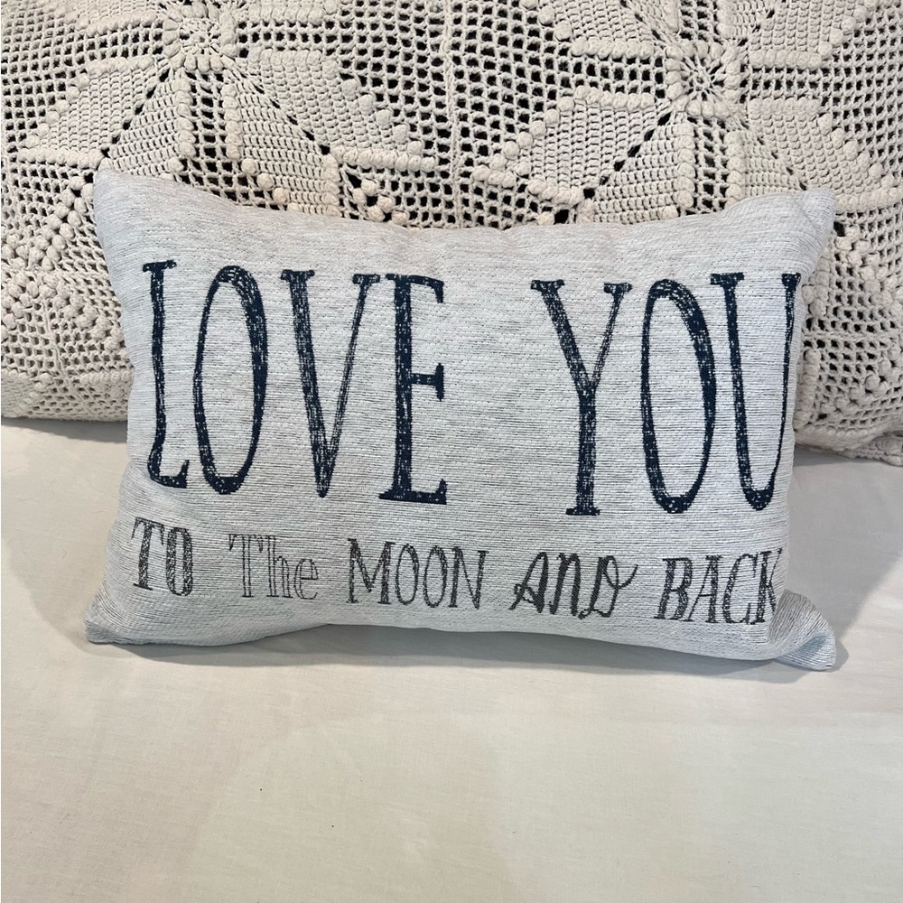 LOVE YOU TO The MOON AND BACK Throw Pillow